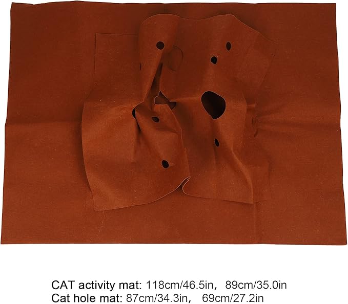 Pet Playing Mat, Cat Activity Play Mat, Cat Dog Breathable Activity Interactive Pad Bite Resistant Pad Pet Rug Training Mat