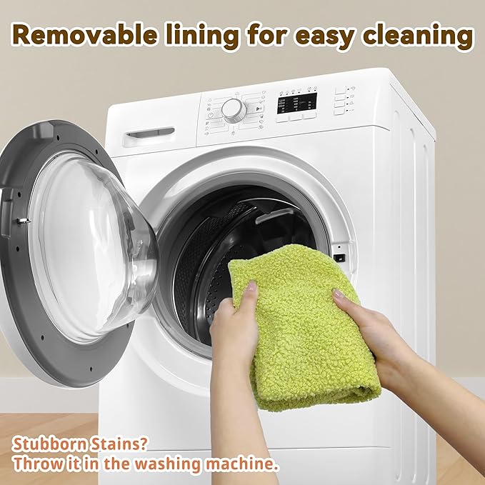 Meowoou Cat Bed with Scratching Pad (15.7''x19.7''), Soft Bed for Indoor Cats and Kitten, Detachable Washable Square Faux Fur Pad Cat Bed with Mountain View