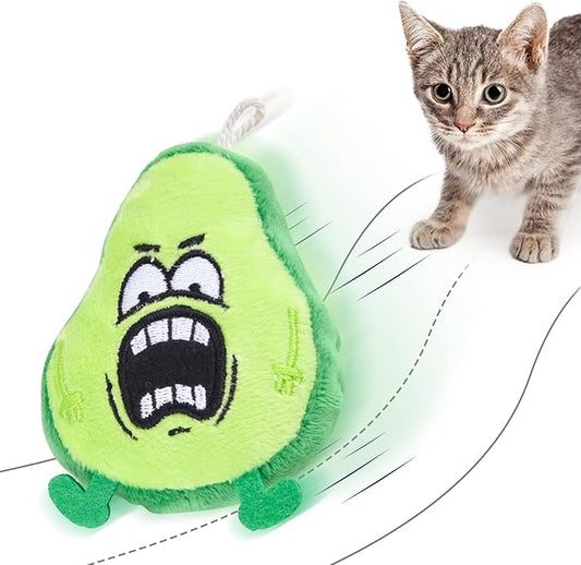 ORSDA Cat Toys, Cat Wand Toy for Indoor Cats, Replacement Cat Teaser Toys, Interative Cat Toy for Cats with Bell, Cat Feather Toy for Cats to Chase and Exercise(Green)