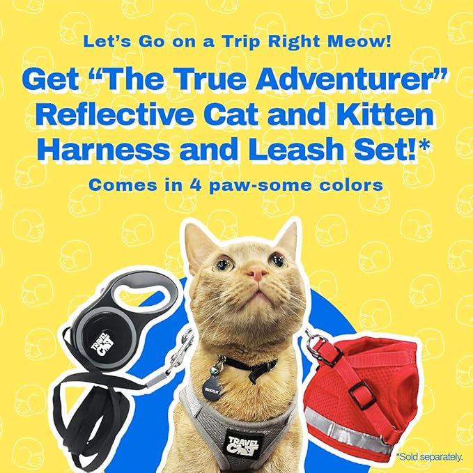 Travel Cat Meowbile Indoor Cat House - 25x18x17 inches Premium Convertible and Durable Hideaway Cat Bed and Cave - Soft Gray Collapsible and Easy to Clean, Padded, Comfortable and Cozy Cat Bed Cave