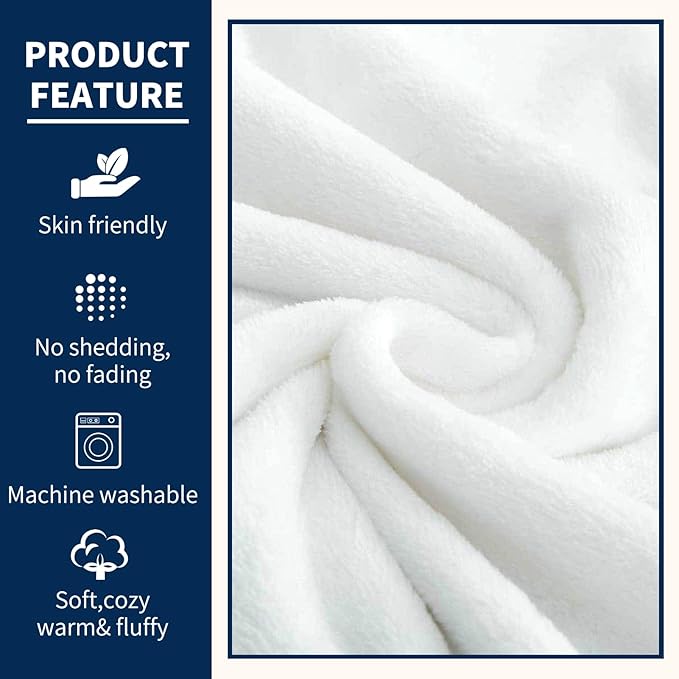 Nautical Anchor Blanket Gifts for Men Boys Dad Women Birthday Christmas Valentine Presents Sea Adventure Ocean Theme Decor Bedroom Living Room Couch Sofa Kids Adults Soft Cozy Throws Navy Blue 60"x50"