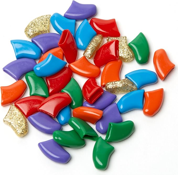 Soft Claws Nail Caps for Dogs with Non-Slip Design Made in USA - 40 Dog Nail Covers for Long-Lasting Protection of Floors and Furniture - Pride, Large