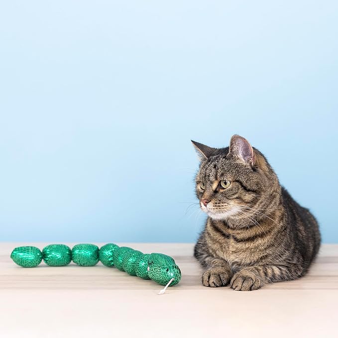 Fringe Studio "NOT SO Easily RATTLED Kicker Cat Toy, Pet Shop Collection (693012)