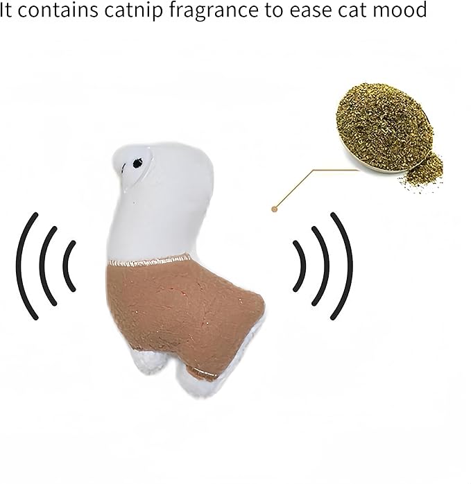 Cat Toys,Catnip Toys for Indoor Cats - 6Pcs Bite Resistant with Different Shapes Cat Chew Toys&Cat Kick Toys