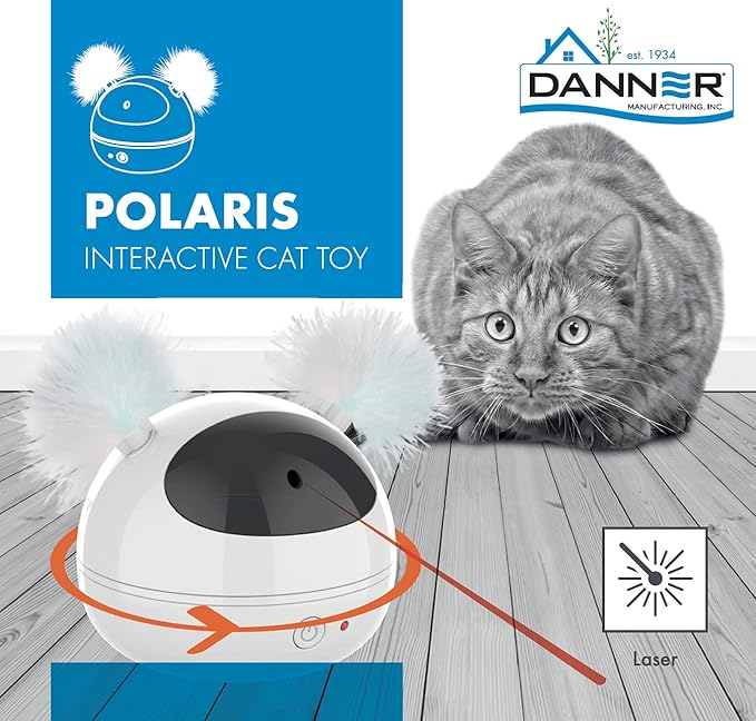 Danner Manufacturing, Inc., Home Collection Polaris Interactive Cat Toy, 74506
