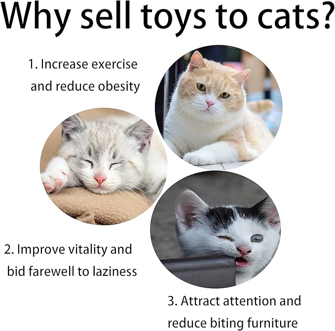 Cat Collar Funny Cat Stick,Interactive Cat Feather Toys with Bell,Pink Spring Cat Teaser Stick Toy, Used for Cat Indoor Play, Suitable for Old Kittens and Kittens to Exercise