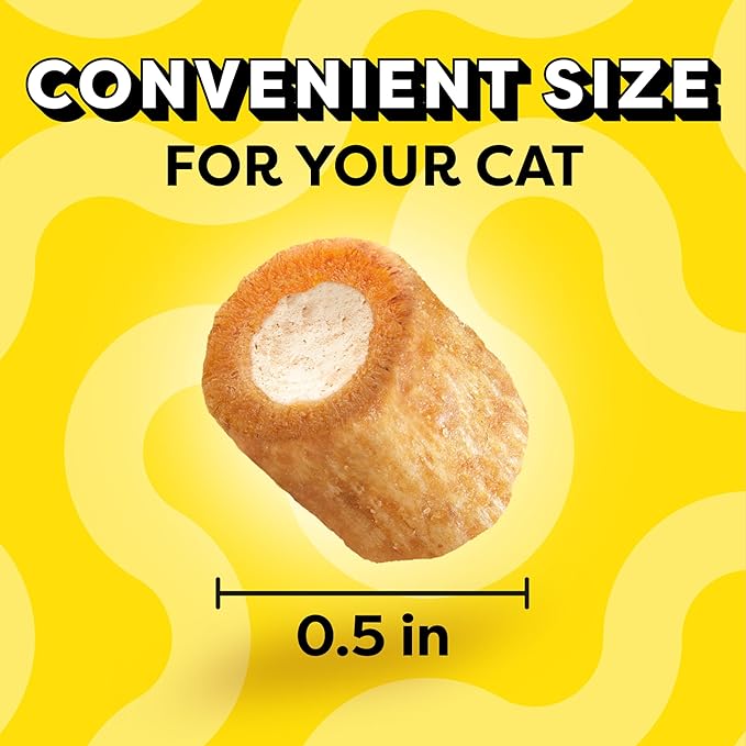 Temptations Tender Fills Roasted Chicken Flavor Crunchy and Soft Adult Cat Treats, 4.6 oz. Pouch (Pack of 10)