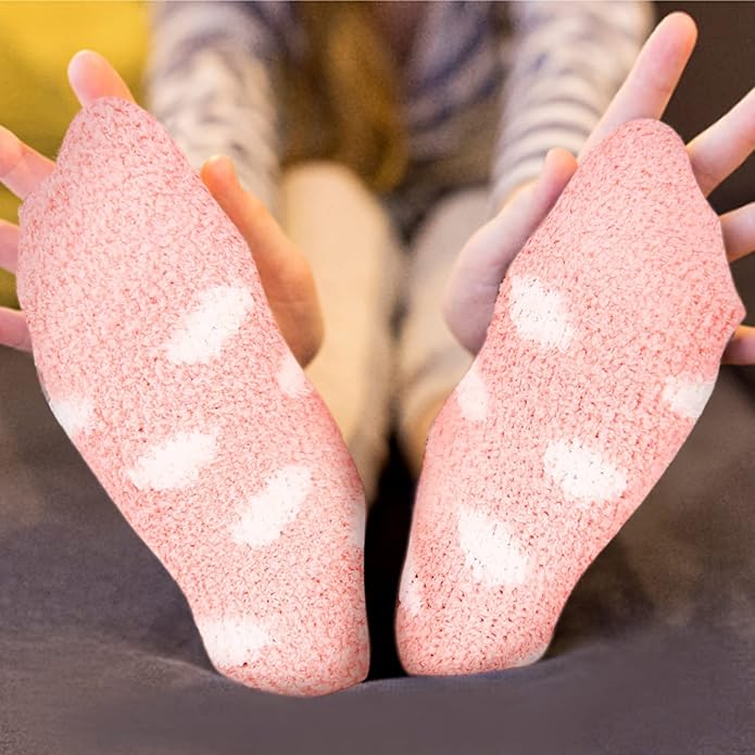 Benefeet Sox Cute Animal Fuzzy Socks for Women Girls Funny 3D Animal Cozy Socks Fluffy Slipper Socks Plush Comfy Soft Socks
