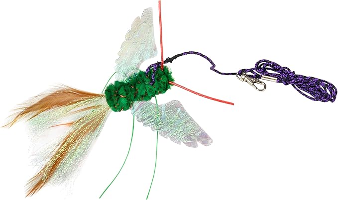 RompiCatz Critter Collector Series Teaser String and Interactive Cat Toy Attachment, Bugzbird
