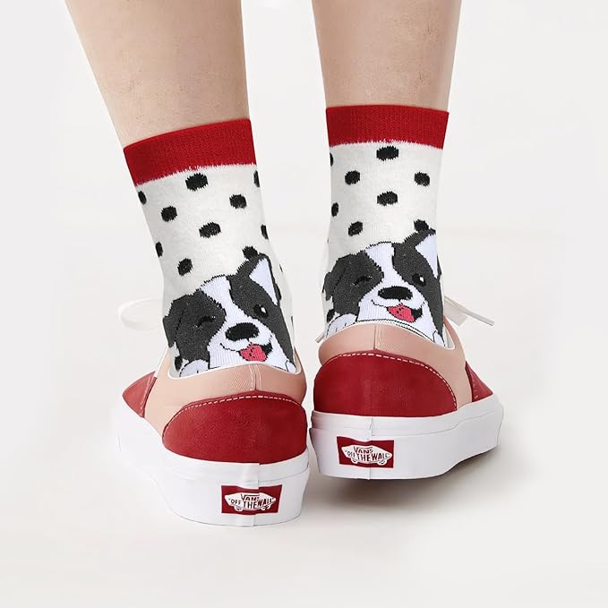 AGRIMONY Women's Cat Socks Cute Animal Socks Dog Valentines Easter Fun Gifts for Women