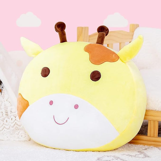 Lazada Giraffe Plush Kids Pillow Toy Soft Baby Girl Gifts Animal Pillows Yellow 15 Inches
