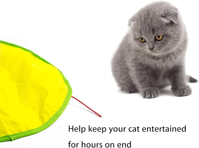 Replacement Wands for Cat's Meow Motorized Cat Toy, Electronic Motion Cat Toys Mouse Tail Refills, Pack of 3