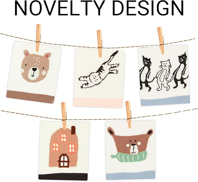 Benefeet Sox Womens Girls Cute No Show Liner Socks Non Slip Funny Patterned Low Cut Socks Novelty Cotton Loafer Footies Sock