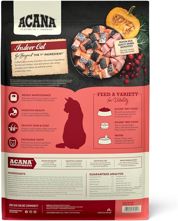 ACANA Indoor Cat 10LB
