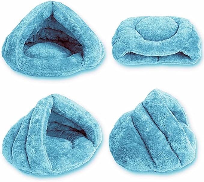 Pet Tent Cave Bed for Small Medium Puppies Kitty Dogs Cats Pets Sleeping Bag Thick Fleece Warm Soft Dog Bed Cuddler Burrow House Hole Igloo Nest Cozy Bed for Cat Puppy