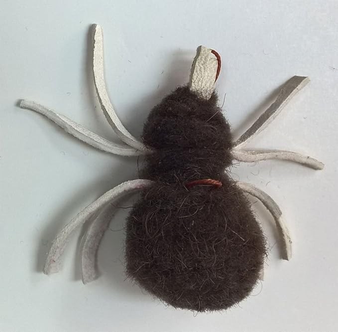 Buffalo Spider Refill/Attachment Cat Toy - Natural Buffalo/Deer: Fits Wildcat and popular Bird and Mouse type wands/poles