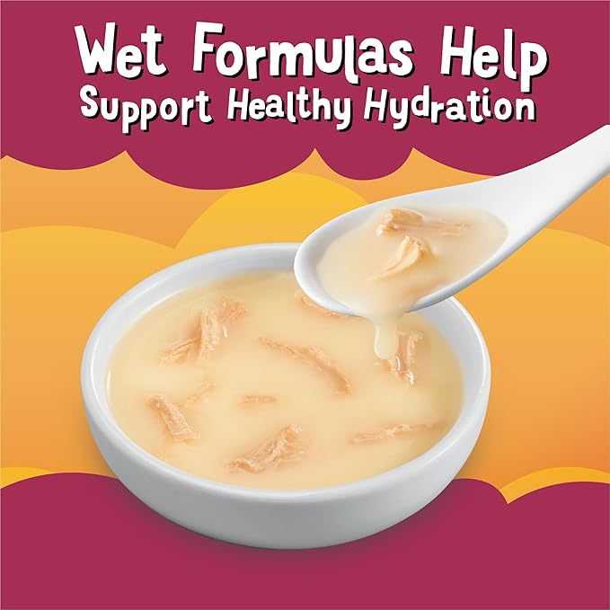 Purina Friskies Poultry Faves Lickable Gravy Cat Food Topper Variety Pack - 8 ct. Box