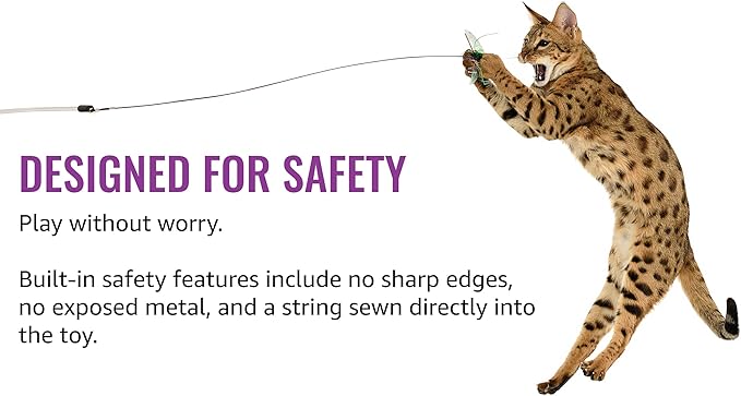 RompiCatz Critter Collector Series Teaser String and Interactive Cat Toy Attachment, Bugzbird