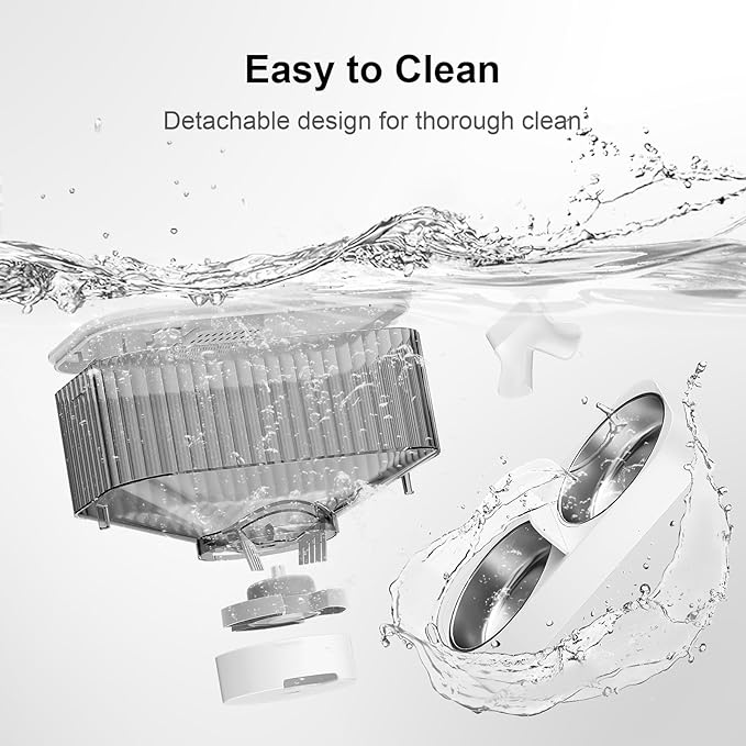 Elevated Automatic Cat Feeders for 2 Cats - 5L Timed Cat Food Dispenser with Raiser Kit & 2 Stainless Steel Bowls, 10s Meal Call Programmable Portion Control Pet Feeder for Cats & Dogs