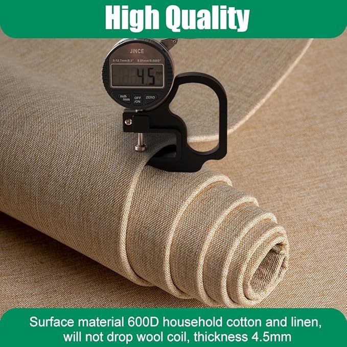 Extra Large 110"x 12.6" cat Wall Scratcher, Thickened Cat Wall Climbing Carpet, Trimmable Self-Adhesive Carpet for Replacement Pads, Covering Posts, and Furniture Protection (Coffee, 1PACK)