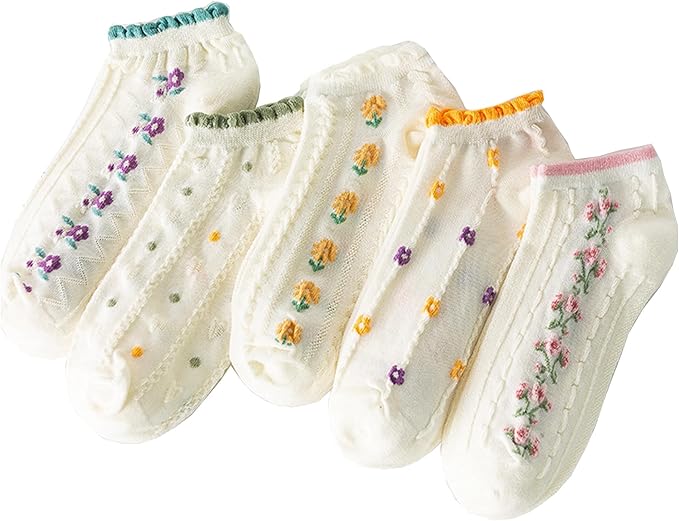 Benefeet Sox Cute Ankle Socks for Women Girls Novelty Patterned Low Cut Cotton Casual Socks Fun Colorful Summer Short Socks