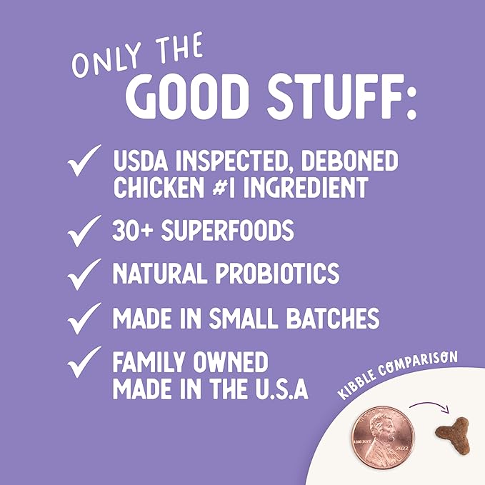 Health Extension Dry Cat Food, (15 lb / 6.8 kg) - Chicken & Brown Rice Recipe with Added Vitamins, Minerals, and Probiotics, Suitable for All Cats & Kittens