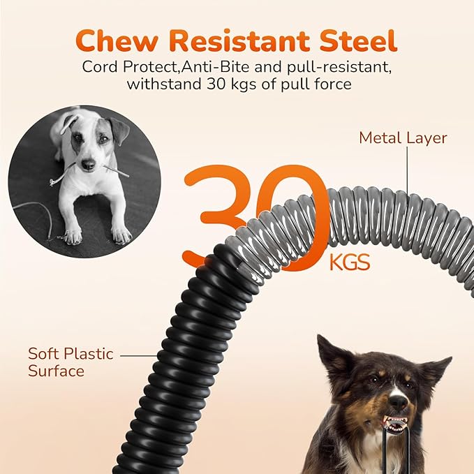 Pecute Pet Heating Pad, Dog Heating Pad with Chew Resistant Cord, Waterproof Layer, Warming Cat Heating Pad, Indoor Pet Heating Pads for Dogs Cats, Auto Temp Control with Washable Cover, 15.7" x 12.6"