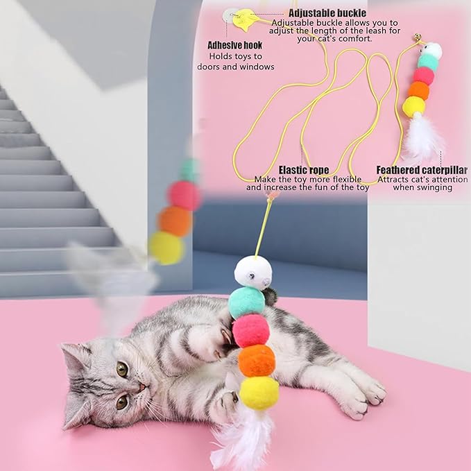 Cat Sleeping Bag for Indoor Cats,Sleeping Bag for Cats,Cozy Cat Winter Sleeping Bag,Warm Cat Sleeping Bag,Soft Fluffy Washable Cat Bed Cave,Cat Blankets for Indoor Cats (A)