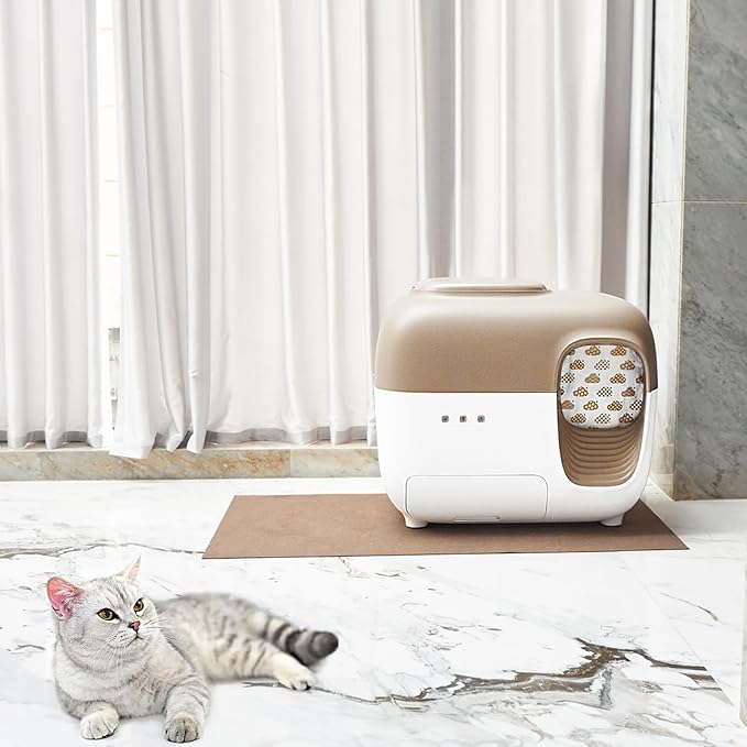 80-Pack Cat Litter Box Liners Compatible with Petsnowy Litter Box, Self-cleaning Waste Drawer Bags for Automatic Cat Litter Box, Clear and Durable Liner