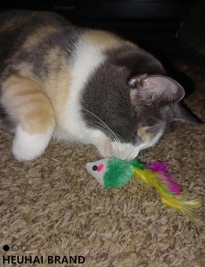 Cat Toys - 15 Diverse Cat-Themed Toys for Engaging and Stimulating Your Feline's Playful Instincts with Interactive and Self-Play Options