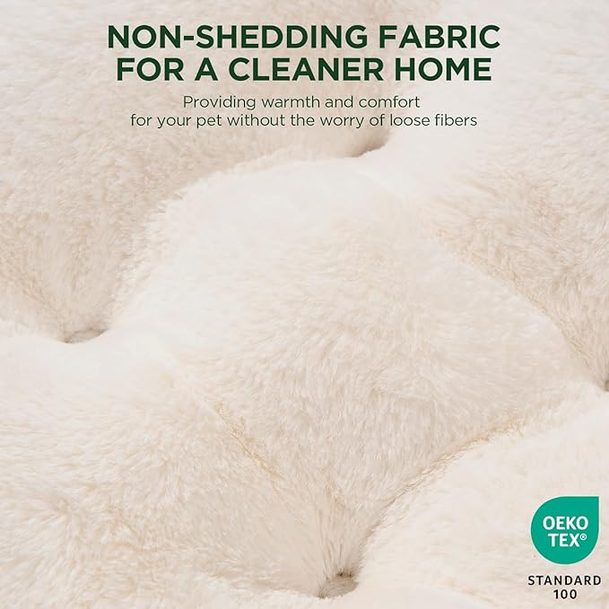 BALANCE Round Cat Beds for Indoor Cats - Donut Dog Beds for Small Dogs, Washable Pet Bed for Puppy and Kitten with Anti-Slip Bottom