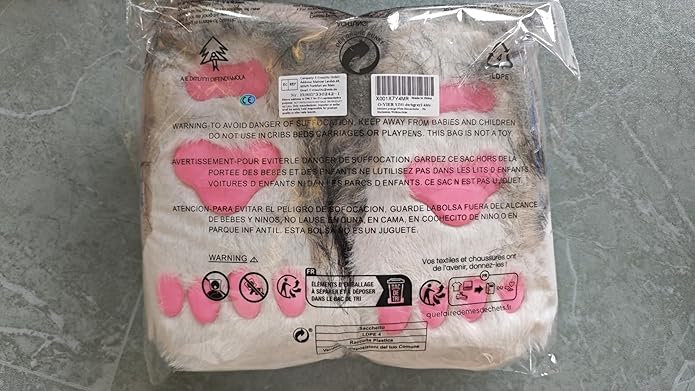 Animal Fuzzy Slippers Bear Cat Wolf Dog Fox Fursuit Feet Paw Claw Shoes Furry Boots Costume Accessories for Adult Kids