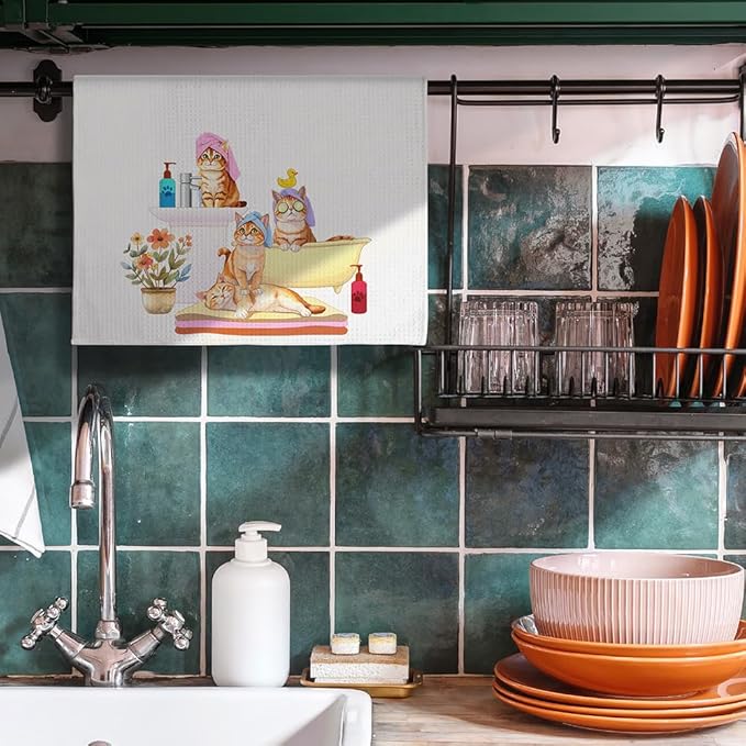 Cat Hand Towel,Cat Towel,Funny Hand Towels,Funny Bathroom Hand Towels,Crazy Cat Lady Gifts,Cat Kitchen Towels,Cat Dish Towels,Cat Mom Gifts,Crazy Cat Lady,Cat Lady Gifts,Gifts for Cat Lovers for Women