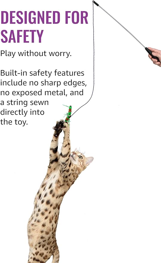 RompiCatz Critter Collector Series Teaser String and Interactive Cat Toy Attachment, Cattipeed
