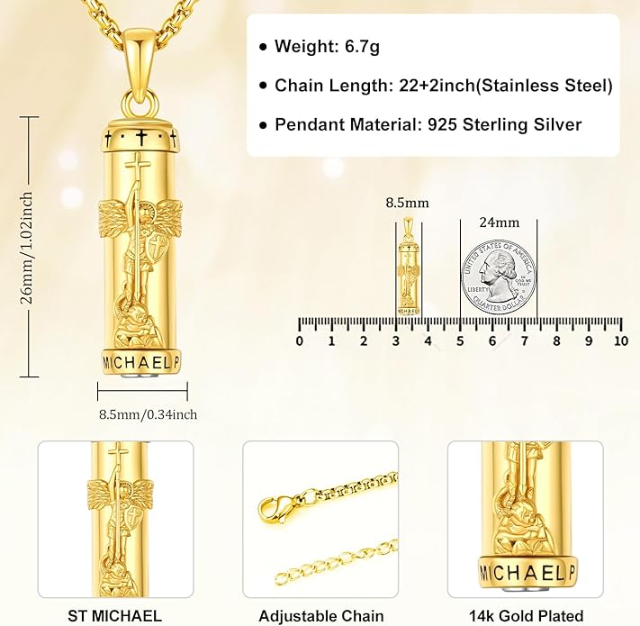 Aniu Cremation Jewelry for Ashes S925 Sterling Silver Urn Necklace Memorial Necklace for Human Ashes of Loved Ones Keepsake Pendant for Men Women