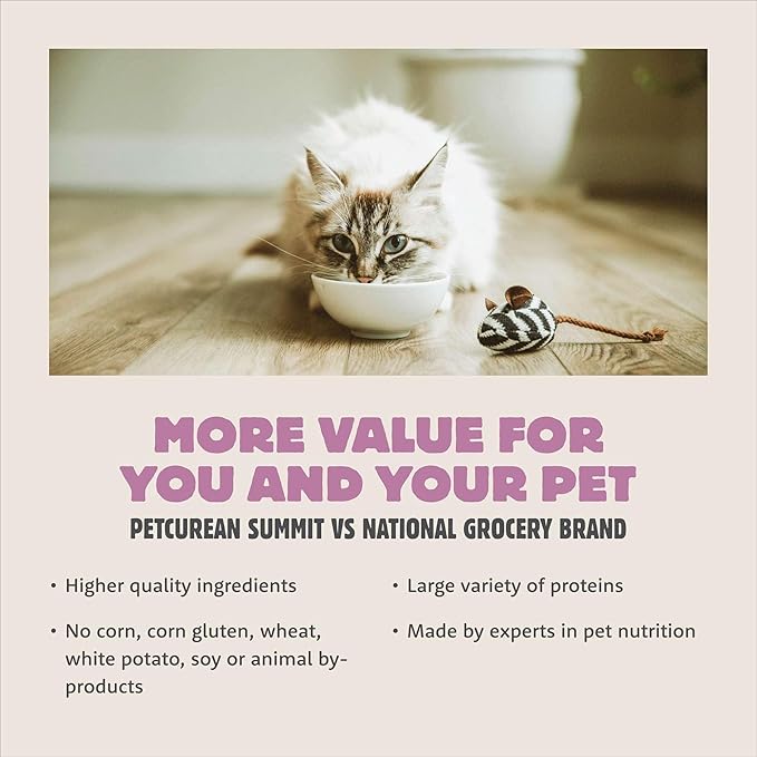 Meadow Roast, Dry Cat Food, Chicken Meal and Duck Meal Adult Recipe with Grains, 3 lb Bag