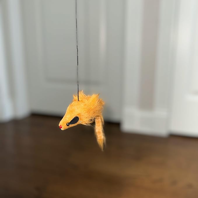 SPOT Ethical A-Door-Able Bouncing Mouse Cat Toy , Assorted Colors,Medium Breeds