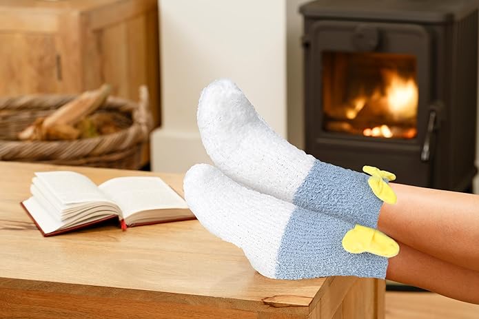 Benefeet Sox Cute Fuzzy Socks for Women Girls Fluffy Warm Cozy Novelty Slipper Socks Funny Animal Plush Sleeping Socks