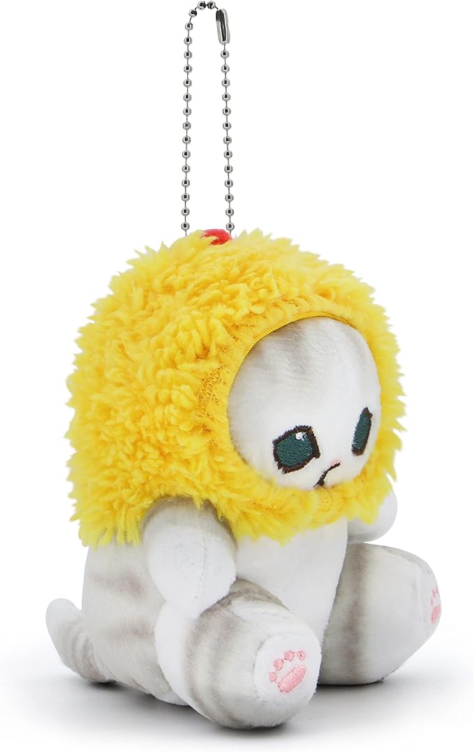 Kawaii Shark Cat Plush Toy Stuffed Animal Doll, Soft Pillow for Boys & Girls (Fried Shrimp Cat, 13cm/5.1in)