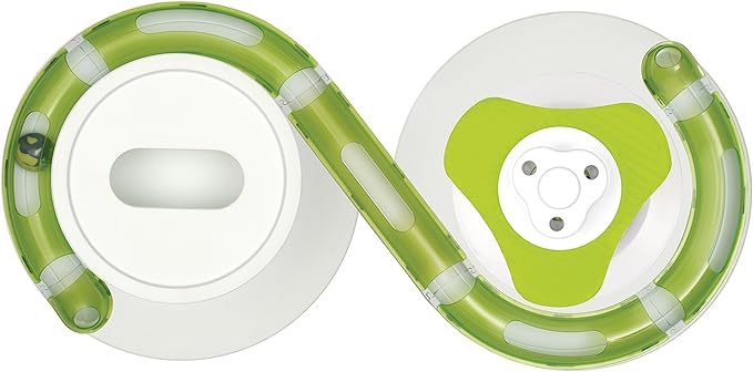 Catit Senses 2.0 Wave Circuit Interactive Cat Toy - 8-Piece Closed-Track Ball Toy for All Breed Sizes