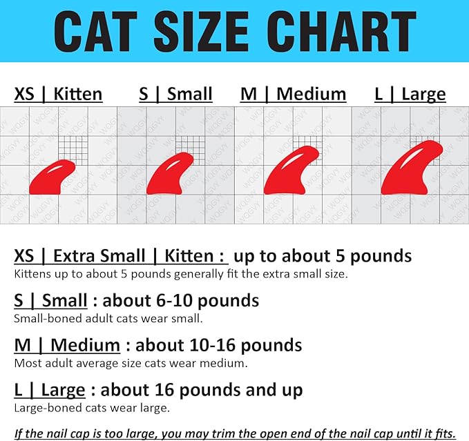 15 Colors / 150 pcs Cat Nail Caps | Cat Claw Covers with Adhesives and Applicators (M)