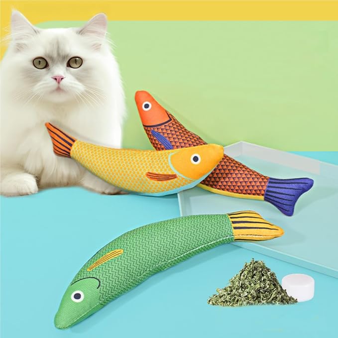 WZDAXMC-Cat Toys Catnip Toys for Cats Cat Toys for Indoor Cats Interactive Cat Toy Catnip Toys Kitten Toys Cat Toys for Bored Indoor Adult Cats (Yellow)