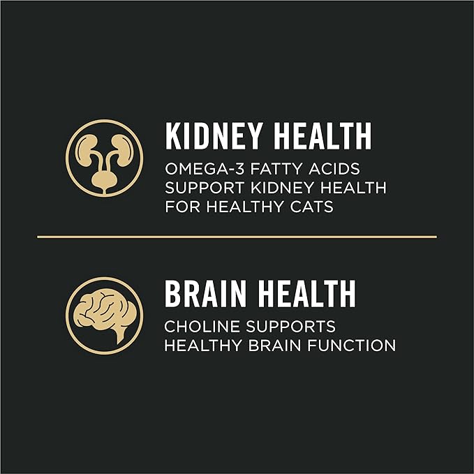 Purina Pro Plan Vital Systems Chicken Wet Cat Food Pate 4-in-1 brain, kidney, digestive and immune formula - (Pack of 24) 3 oz. Cans