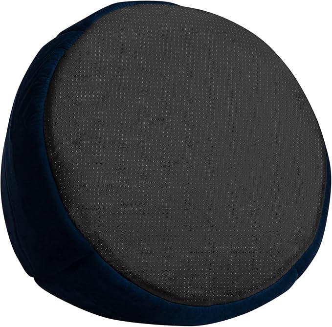 Hollypet Cat Bed for Indoor Cats - Cat Cave Bed, 2 in 1 Cat House, Cat Tent with Removable Cushioned Pillow, Soft and Self Warming Kitten Beds, Cat Beds & Furniture, Puppy or Small Pet Bed, Blue Haze