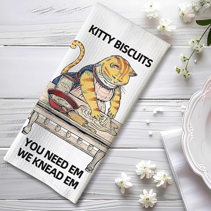 Cat Kitchen Accessories,Cat Mom Gifts,Cat Kitchen Towels,Cat lady Gifts,Cat Hand Towel,Cat Towels,Cat Dish Towels,Crazy Cat Lady Gifts,Cat Gifts for Women,Crazy Cat Lady,Gifts for Cat Lovers for Women