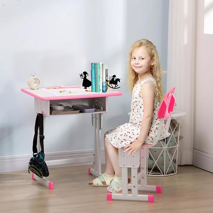 Bookends for Kids, Princess Book Ends for Girl's Room Unicorn Book Ends Angel Bookends - Book Holder for Baby Nursery Books, Gifts for Brides (A Pair)