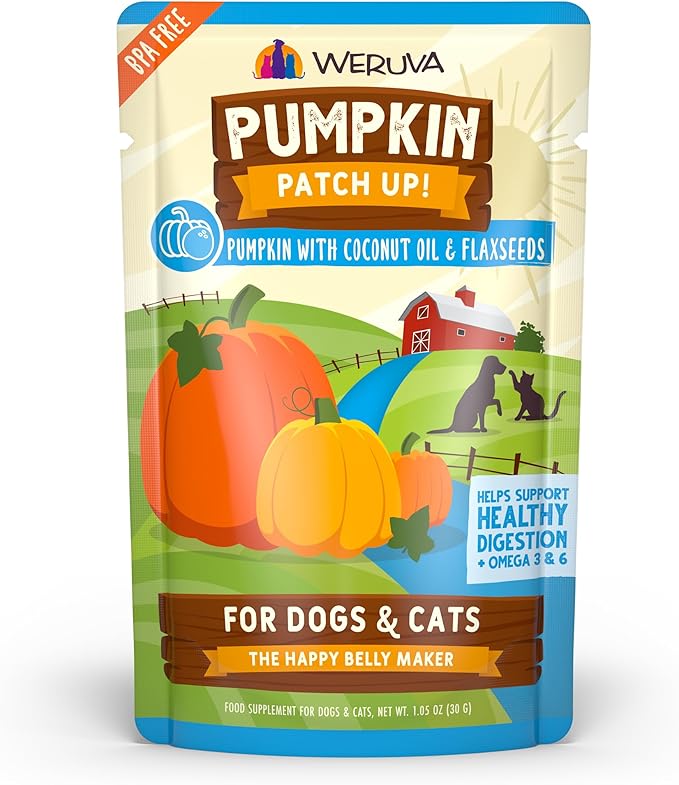 Weruva Pumpkin Patch Up! Pumpkin Pouches for Dogs & Cats