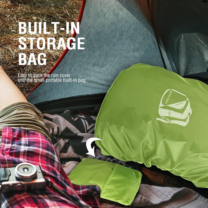 Backpack Rain Cover for (10-95L),Waterproof Backpack Cover with Reflective Strip,Outdoor Backpack Cover for Hiking,Camping,Biking,Traveling