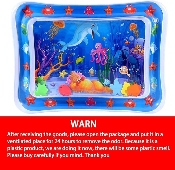 Water Sensory Playmat for Cats,Thickened Sensory Water Playmat for Cats,Cat Water Play Mat,Cat Toys for Bored Indoor Cats.-Dolphin Design