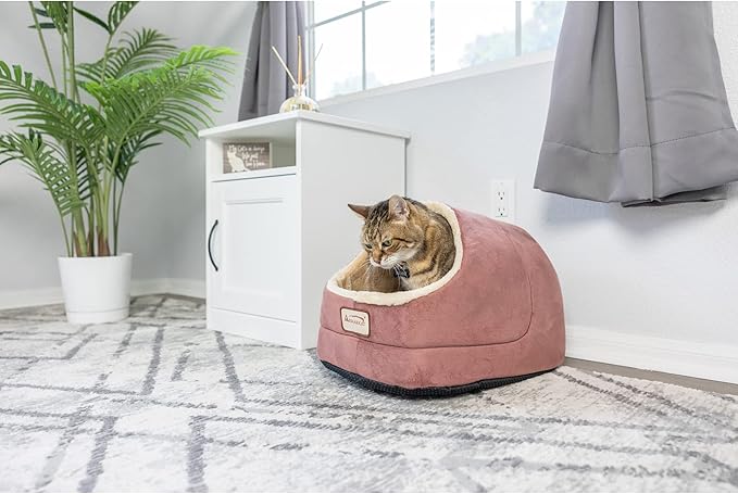 Armarkat Indian Red Cat Bed Size, 18-Inch by 14-Inch